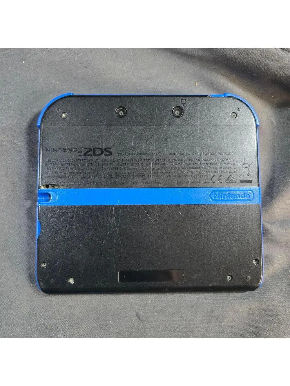 Nintendo 2DS Game Console FTR-001 Black/Blue Working